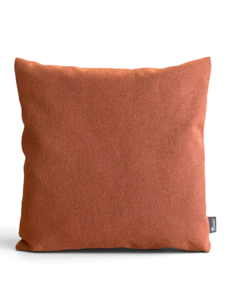 Heritage rust cushion – Sunbrella outdoor cushion 45x45