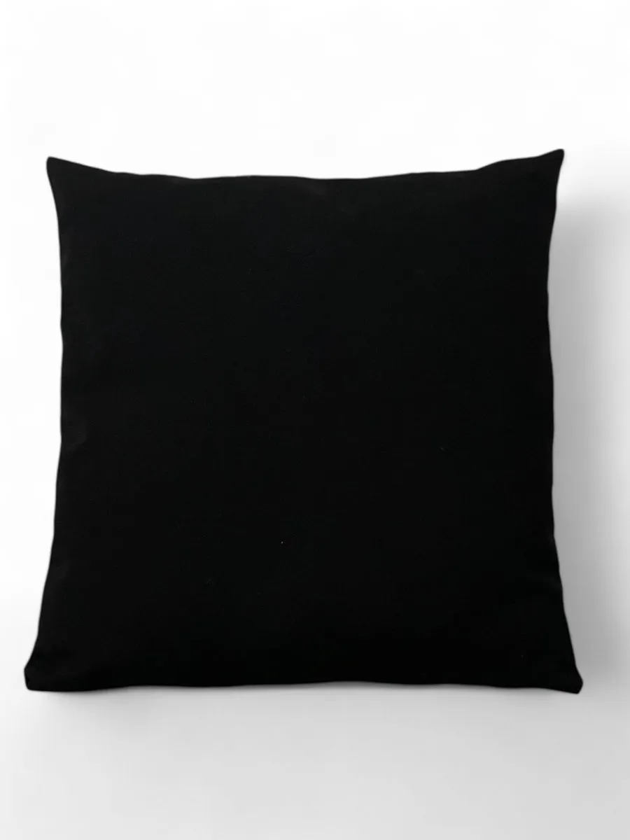 Solids Black cushion – Sunbrella outdoor cushion 45x45