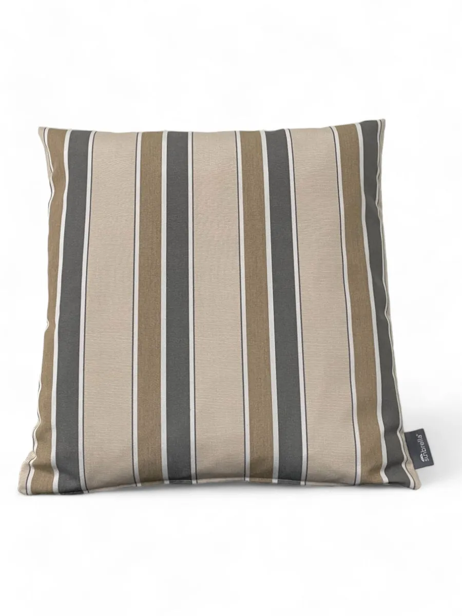 Solids pennant heather charcoal cushion – Sunbrella outdoor cushion 45x45